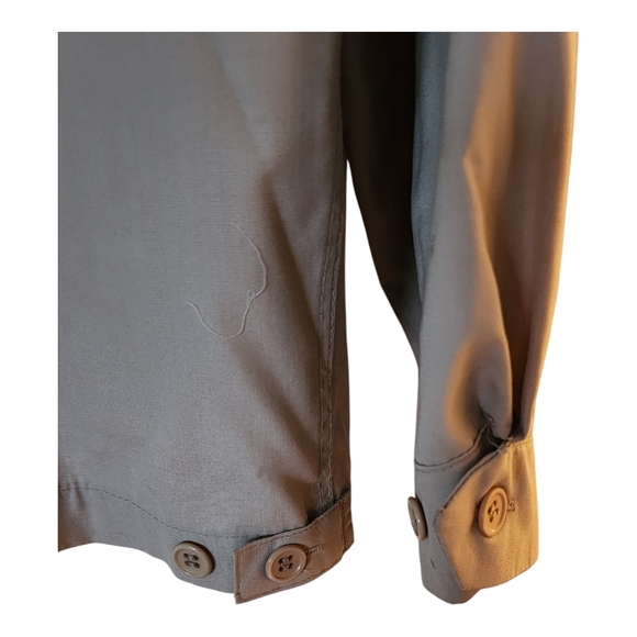 VTG London Fog Men's 40 Reg Brown Removable Faux Fur Lined Zip Up Byron Jacket - Picture 5 of 16